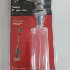 Keeney Chrome Soap Dispenser